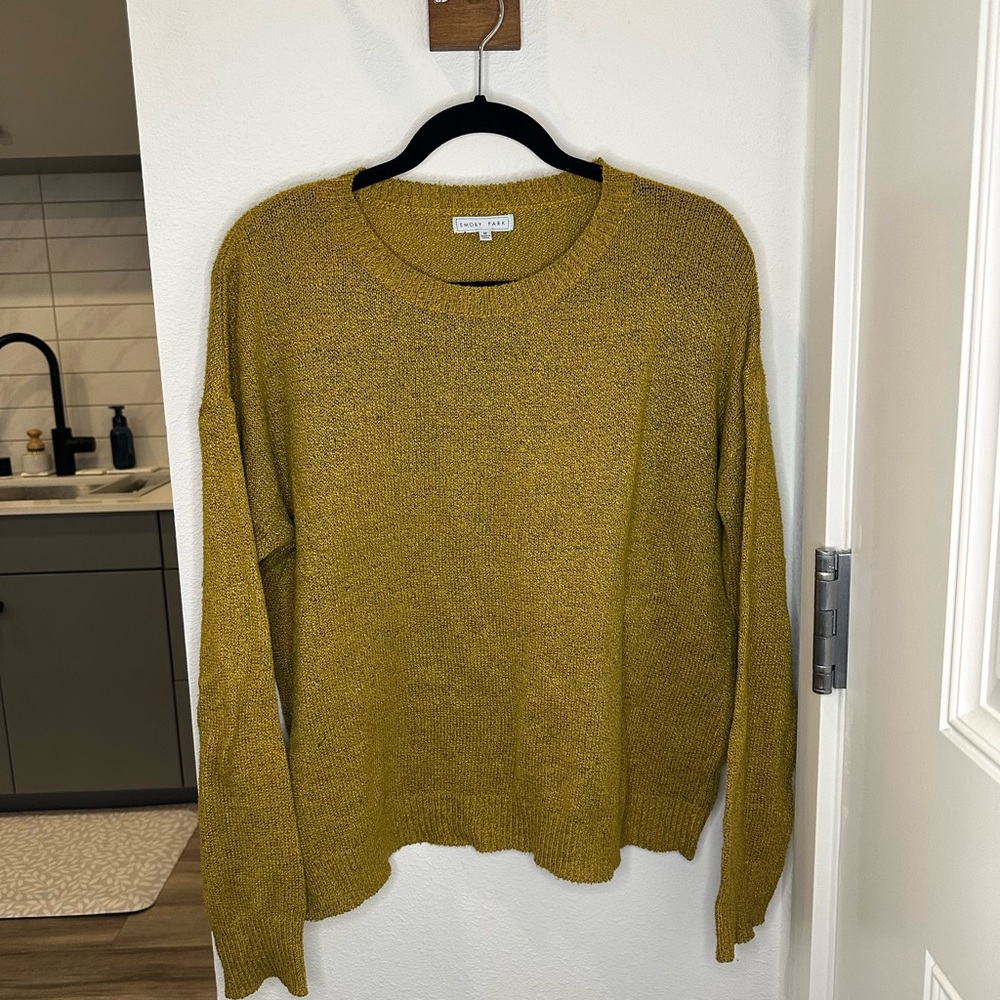 Emory Park Mustard Sweater